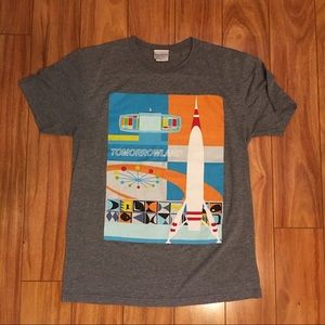 Gray Tomorrowland Graphic Tee Disney 🚀